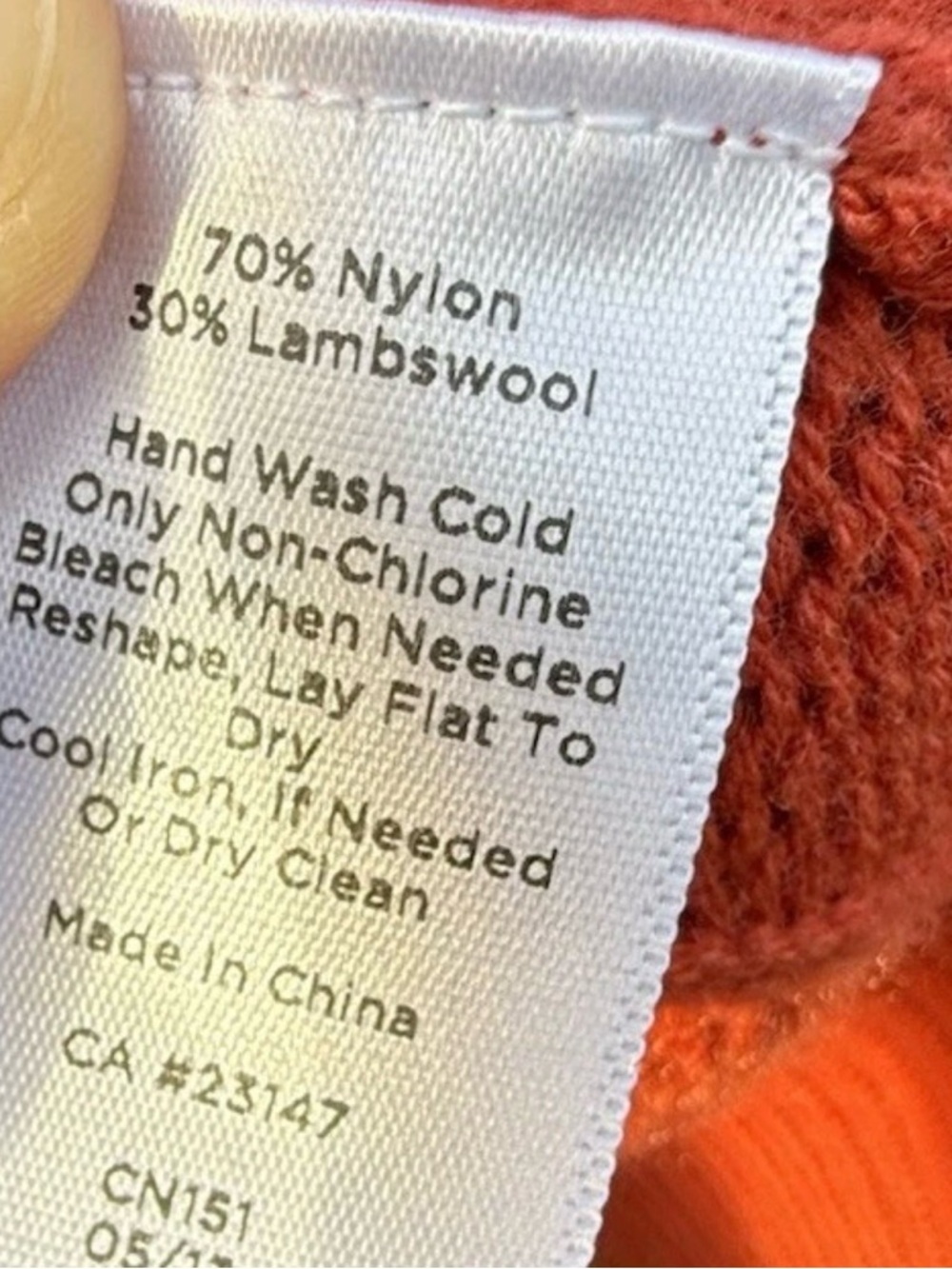 Talbots Rustic Orange Cable Knit Cardigan Buckle Shawl Collar Small - Picture 10 of 14